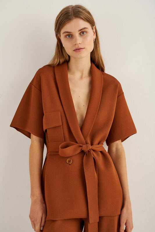 Wrap Blazer